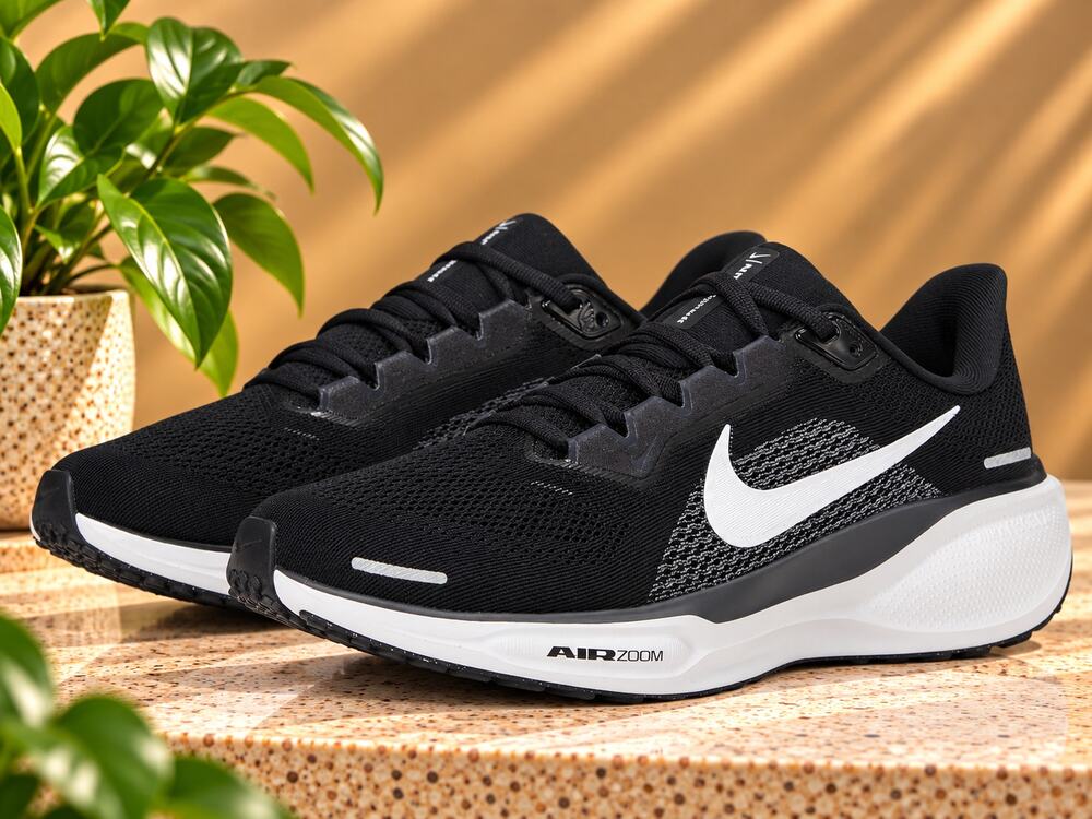 USED Nike Women's Pegasus 41 Black/White/Anthracite 10.5 Medium